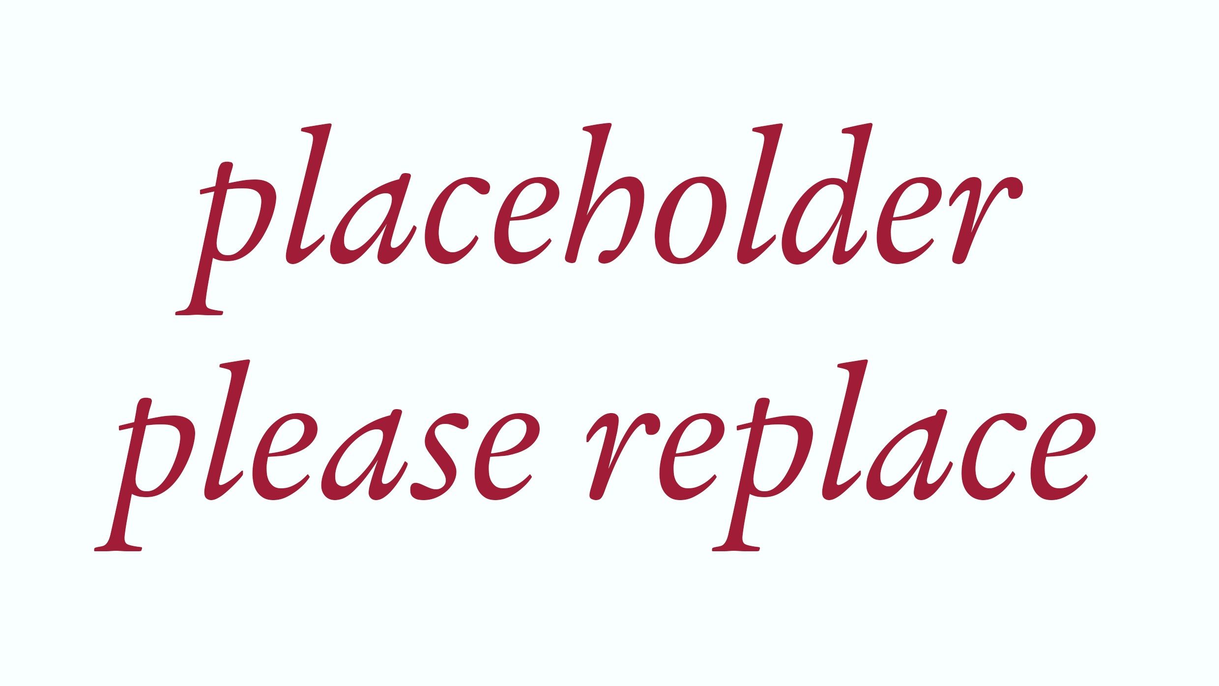 placeholder