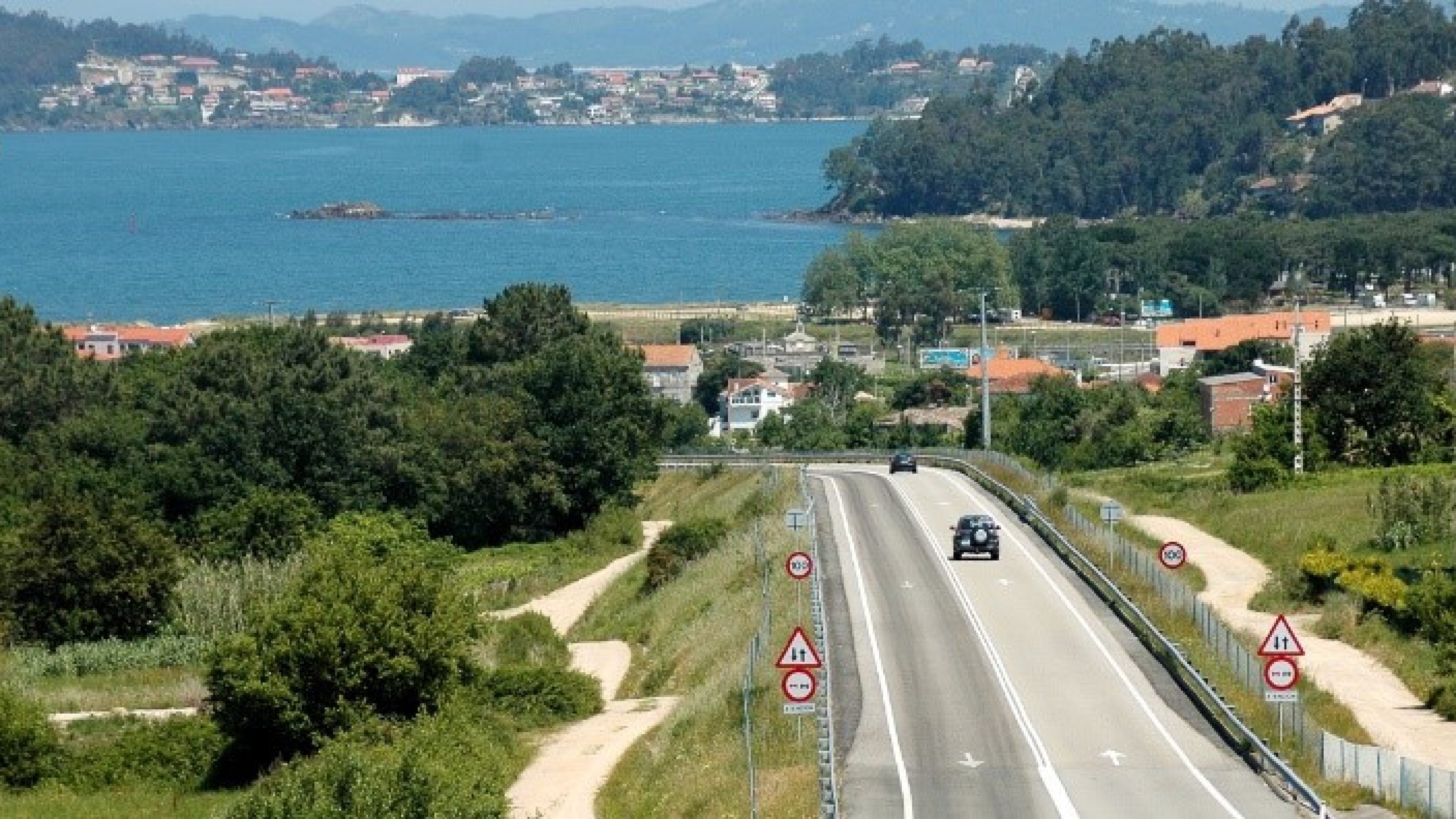 Autoroute AG-57. Puxeiros, Val Miñor (source : Itínere Infraestructuras)